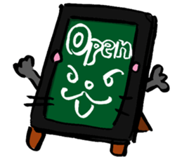 Japanese Cosplay Cat, Russianblue ver.L sticker #6403527