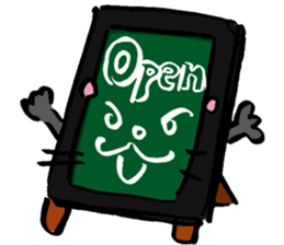 Japanese Cosplay Cat, Russianblue ver.L sticker #6403527