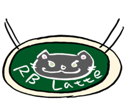 Japanese Cosplay Cat, Russianblue ver.L sticker #6403531