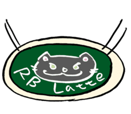 Japanese Cosplay Cat, Russianblue ver.L sticker #6403531