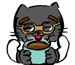 Japanese Cosplay Cat, Russianblue ver.L sticker #6403532