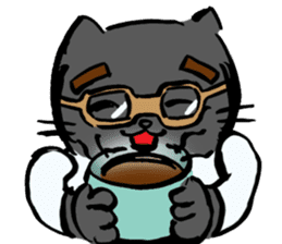 Japanese Cosplay Cat, Russianblue ver.L sticker #6403532