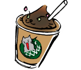 Japanese Cosplay Cat, Russianblue ver.L sticker #6403533