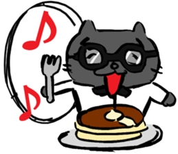 Japanese Cosplay Cat, Russianblue ver.L sticker #6403538