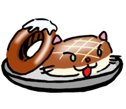 Japanese Cosplay Cat, Russianblue ver.L sticker #6403541