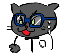 Japanese Cosplay Cat, Russianblue ver.L sticker #6403542