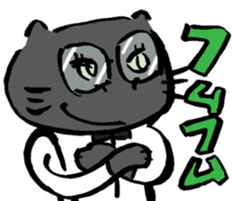 Japanese Cosplay Cat, Russianblue ver.L sticker #6403544