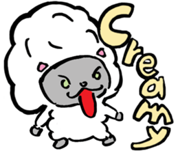 Japanese Cosplay Cat, Russianblue ver.L sticker #6403545