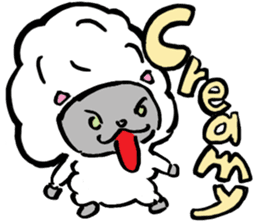 Japanese Cosplay Cat, Russianblue ver.L sticker #6403545