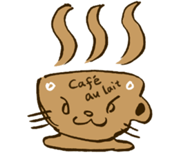 Japanese Cosplay Cat, Russianblue ver.L sticker #6403548