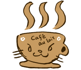 Japanese Cosplay Cat, Russianblue ver.L sticker #6403548