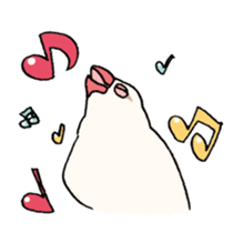 Powerful Java sparrow sticker #6404132