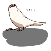Powerful Java sparrow sticker #6404150