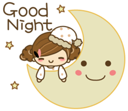 The cute girl Hana 2 sticker #6404643