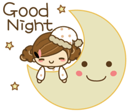 The cute girl Hana 2 sticker #6404643