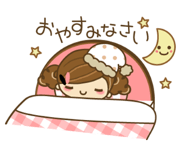The cute girl Hana 2 sticker #6404644