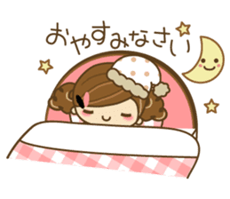 The cute girl Hana 2 sticker #6404644