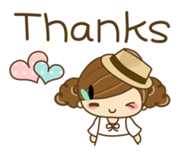 The cute girl Hana 2 sticker #6404649