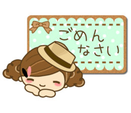 The cute girl Hana 2 sticker #6404658