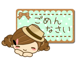 The cute girl Hana 2 sticker #6404658