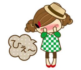 The cute girl Hana 2 sticker #6404668