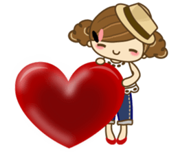 The cute girl Hana 2 sticker #6404676