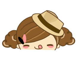 The cute girl Hana 2 sticker #6404679