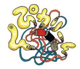 imitation sound play ~Shirokami like~ sticker #6404880