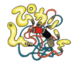 imitation sound play ~Shirokami like~ sticker #6404880