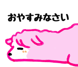 Alpaca girl sticker #6404944