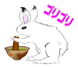 Japanese rabbit Usako sticker #6404963