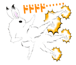 Japanese rabbit Usako sticker #6404966