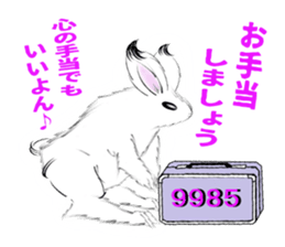 Japanese rabbit Usako sticker #6404970