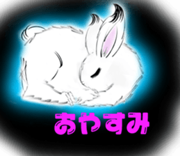 Japanese rabbit Usako sticker #6404983