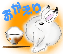 Japanese rabbit Usako sticker #6404995