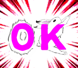 Japanese rabbit Usako sticker #6404999