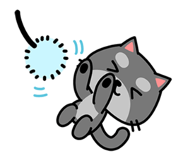 Small black cat Tin-Tin (V.1.0) sticker #6405283