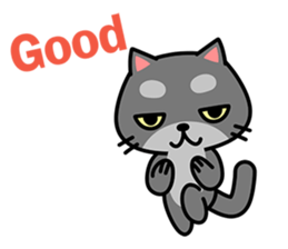 Small black cat Tin-Tin (V.1.0) sticker #6405290