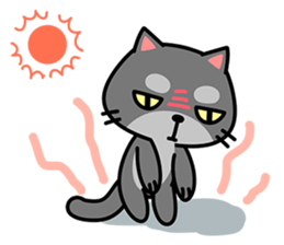 Small black cat Tin-Tin (V.1.0) sticker #6405292