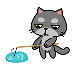 Small black cat Tin-Tin (V.1.0) sticker #6405316