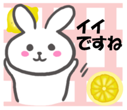 Fruit rabbit sticker #6405765
