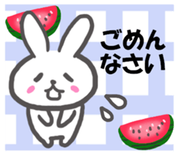 Fruit rabbit sticker #6405767