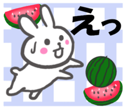 Fruit rabbit sticker #6405768