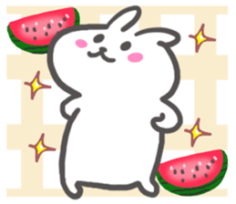 Fruit rabbit sticker #6405772