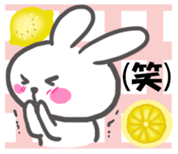 Fruit rabbit sticker #6405774