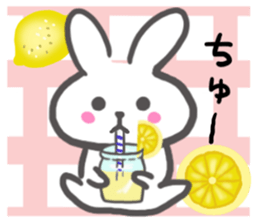 Fruit rabbit sticker #6405779