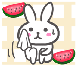 Fruit rabbit sticker #6405784