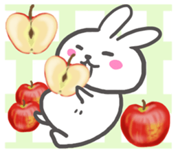 Fruit rabbit sticker #6405799