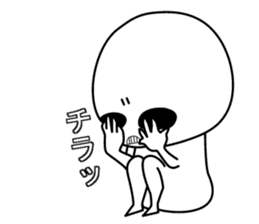 Always, this face. Transparent sticker #6405810