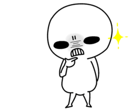 Always, this face. Transparent sticker #6405812